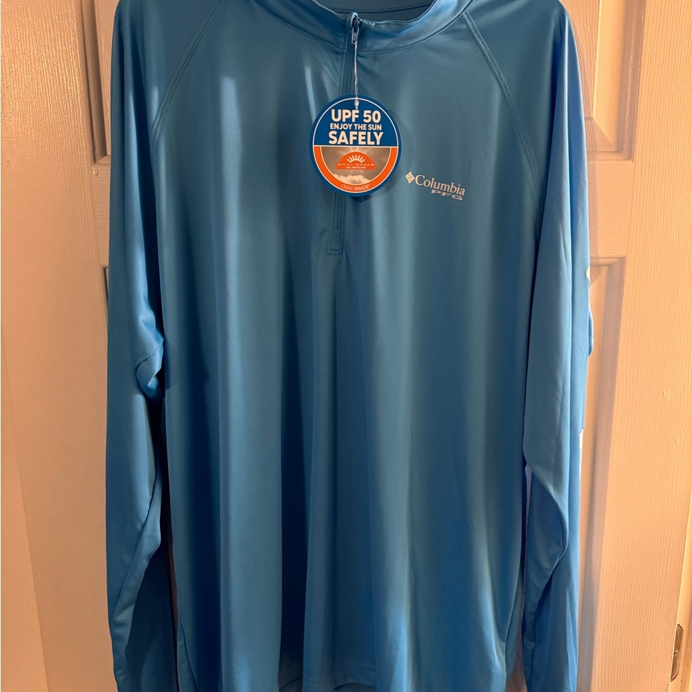 Columbia Men's Blue Quarter Zip